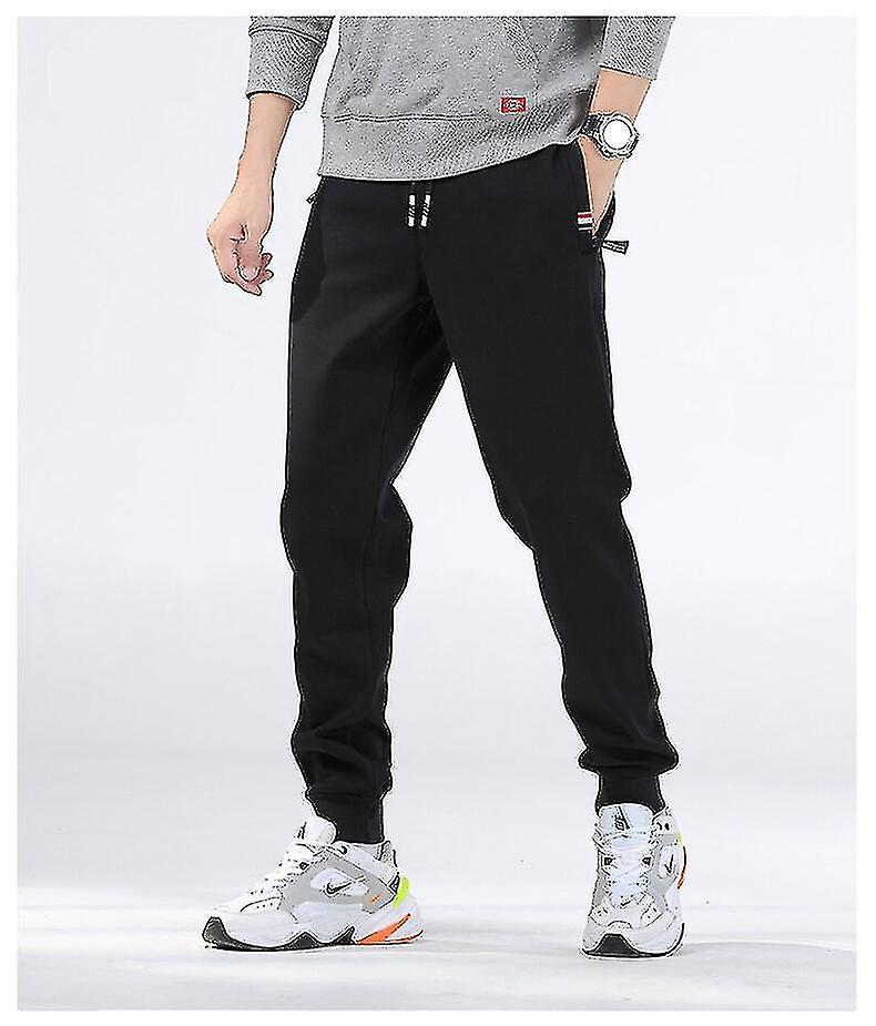 Winter Warm Fleece Pants Men Lambswool Thick Casual Thermal Sweatpants Male Trousers Brand Fashion Men Joggers