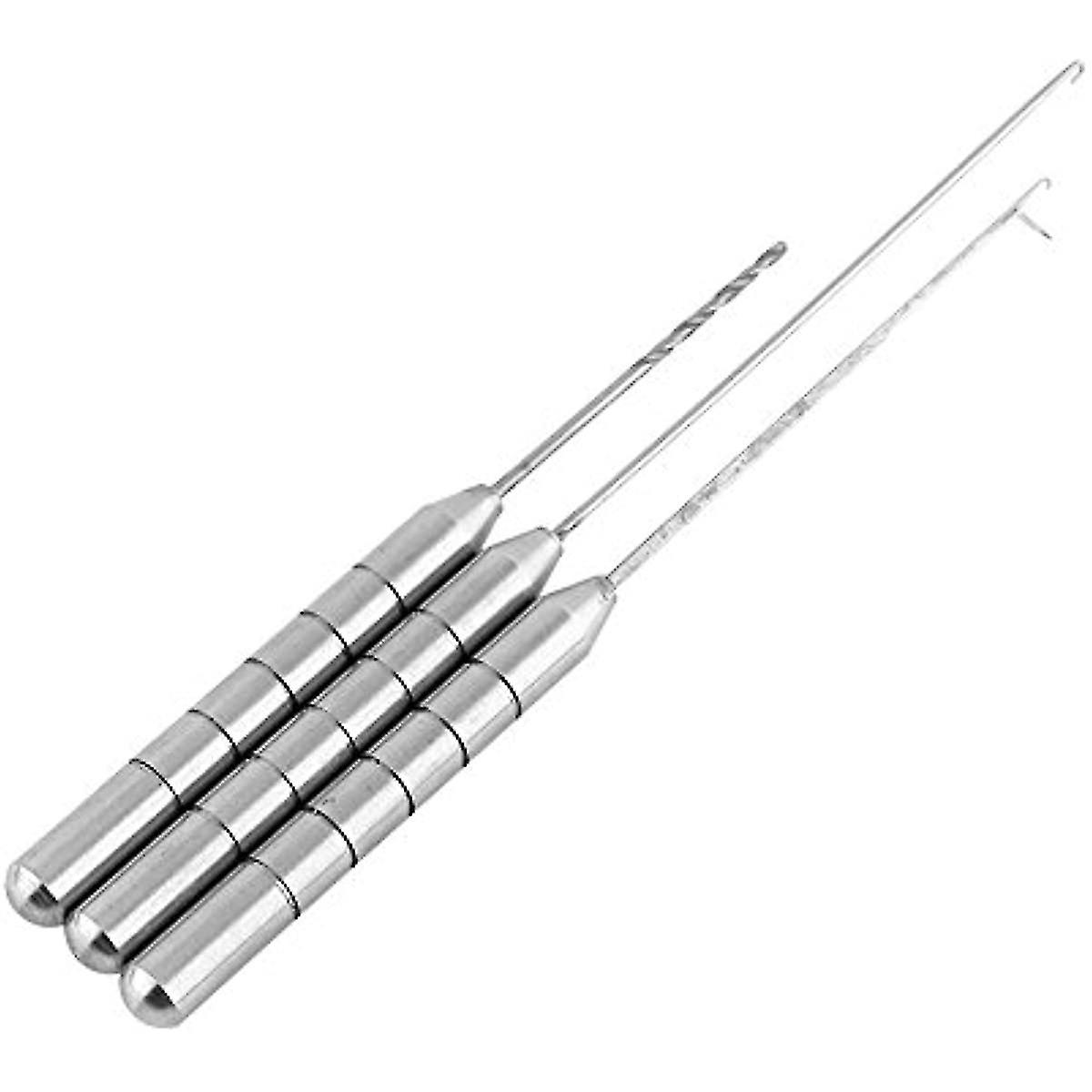 Baiting Needles Carp Fishing Aluminum Alloy Fishing Bait Needle Set Fish Drill Tackle Fish Drill Tackle Baiting Rig Tool Replacement For Making Rigs B