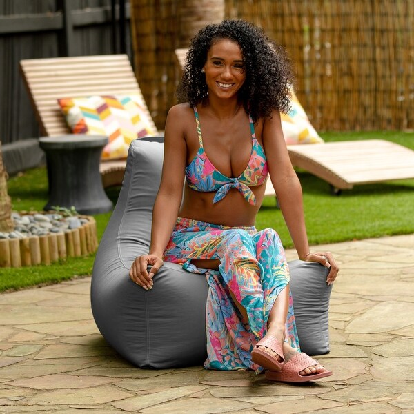 Jaxx Juniper Sunbrella Fabric Outdoor Bean Bag Patio Chair