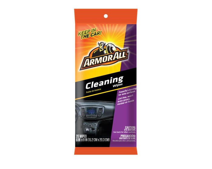 Armor All Cleaning Wipes Pouch 20 Count 18242B