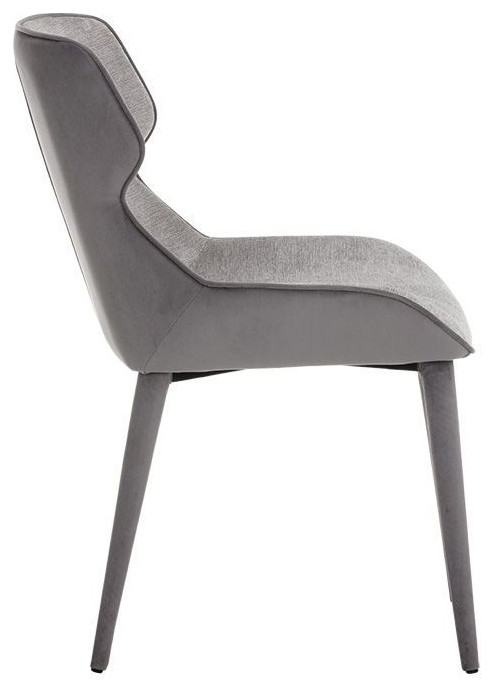 Sunpan Ikon Jesmond Dining Chair  Polo Club Stone   Set of 2   Midcentury   Dining Chairs   by Unlimited Furniture Group  Houzz