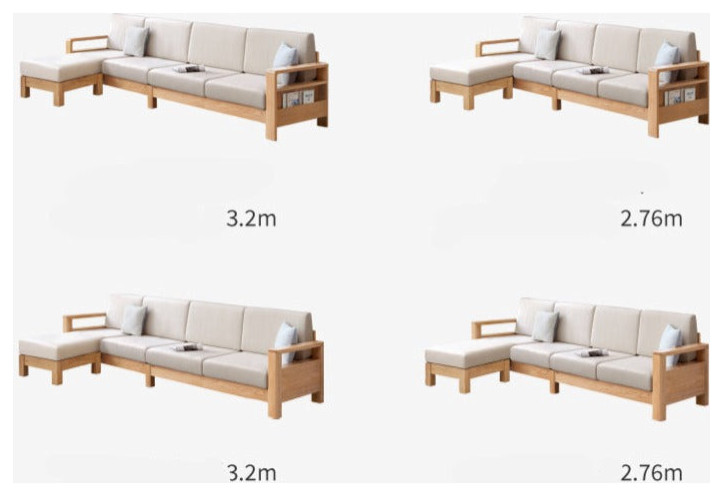 Oak Solid Wood Sofa   Transitional   Sectional Sofas   by GVAwood  Houzz