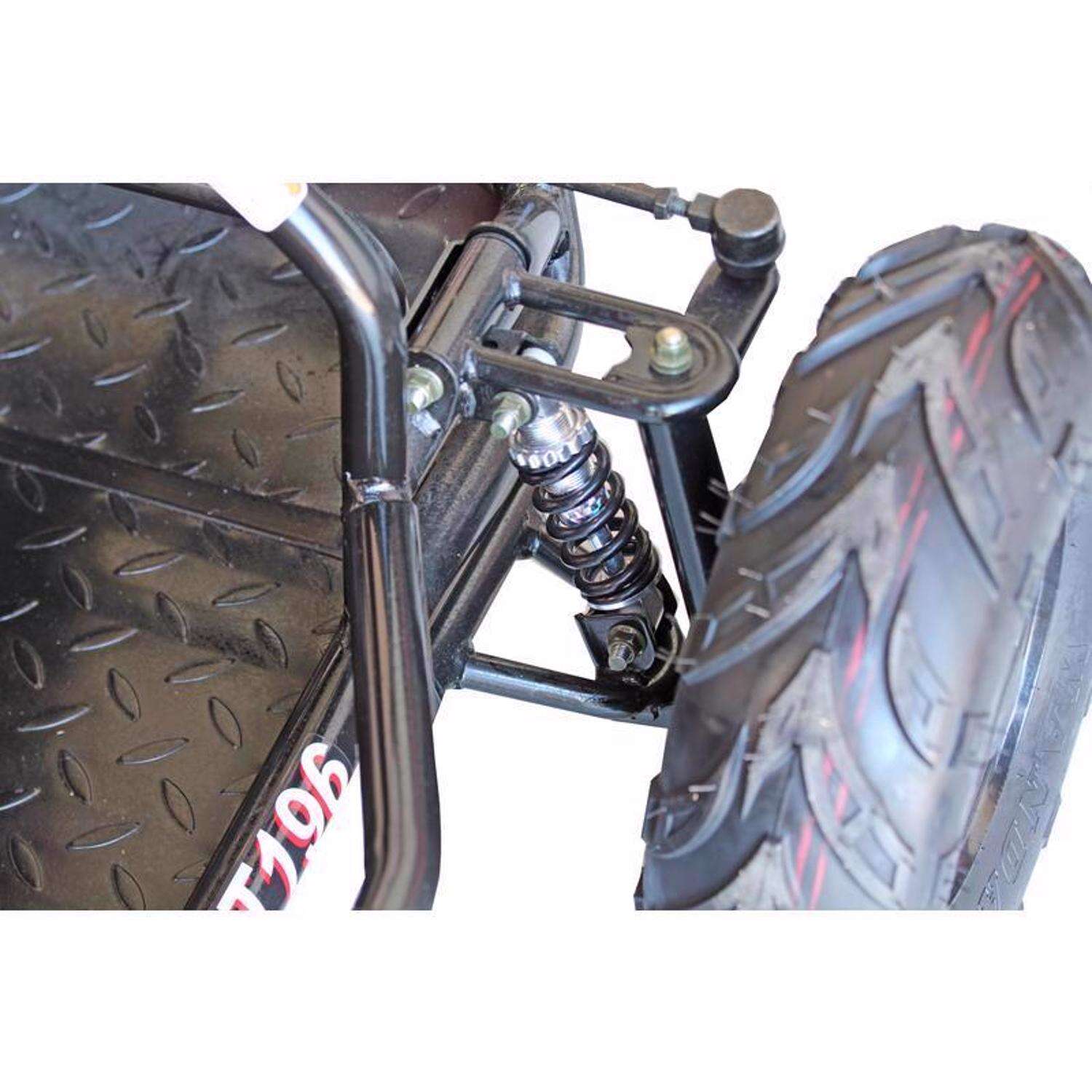 Coleman Powersports Unisex Go-Cart Black