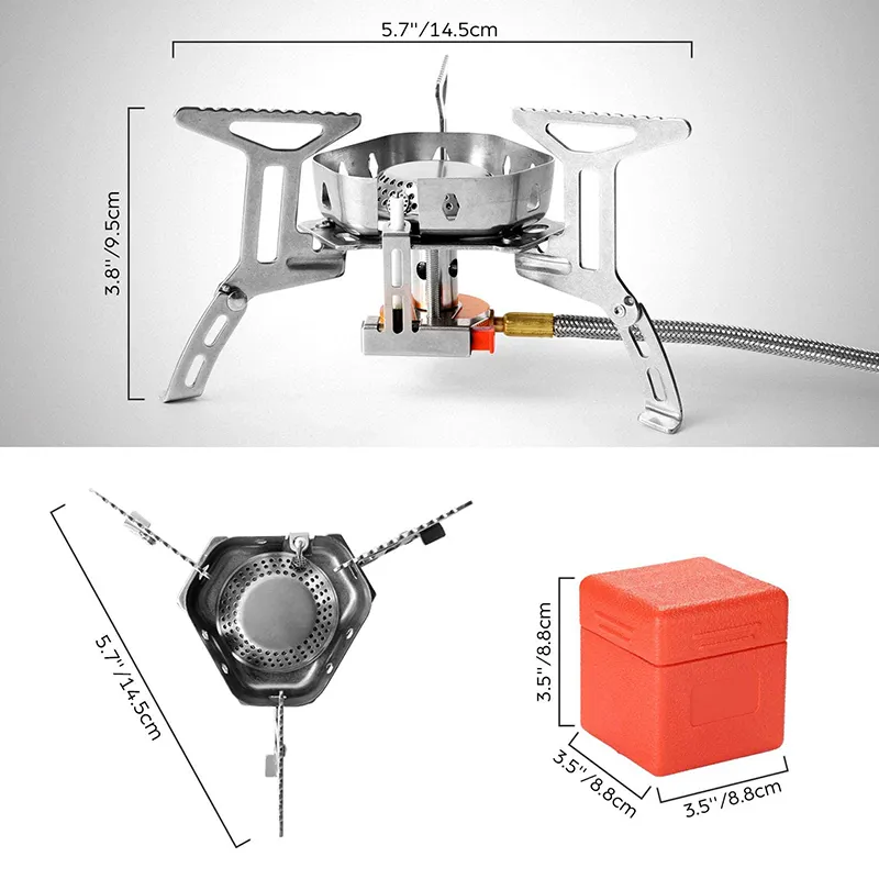 Amazon Hot Sales Camping Stove Portable Camping Stoves   Accessories Gas Stove For Hiking