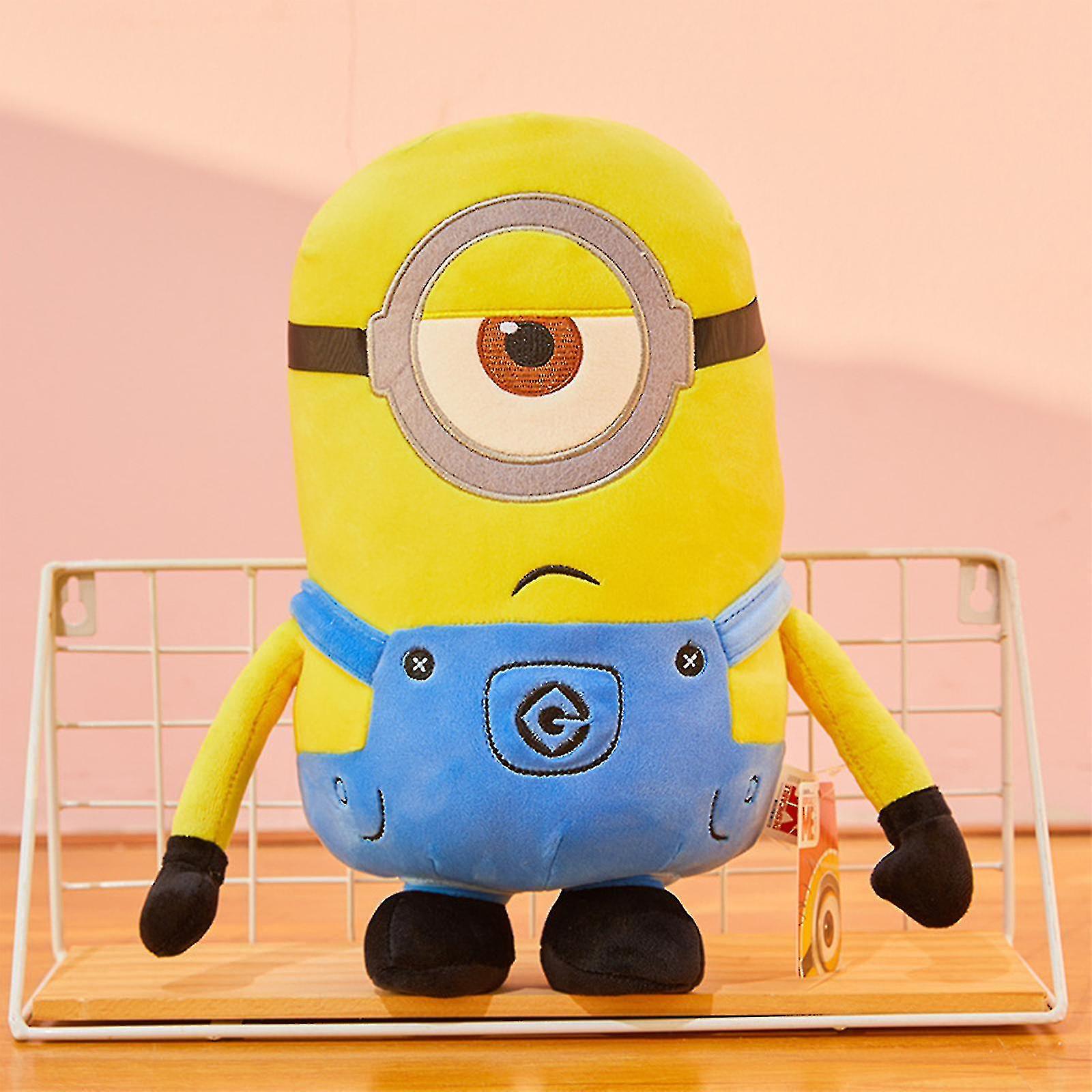 Rionyellowbodyminionkawaiikidstoysstuffedanimalsbobstuartinjeansplushdollbirthdaygifts