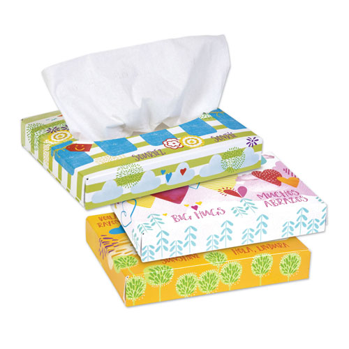 Kimberly-Clark Kleenex White Facial Tissue Junior Pack | 2-Ply， 40 Sheets