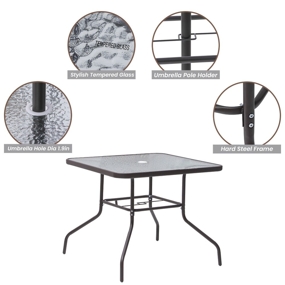 Crestlive Products 5 piece Patio Dining Set   See the specifications