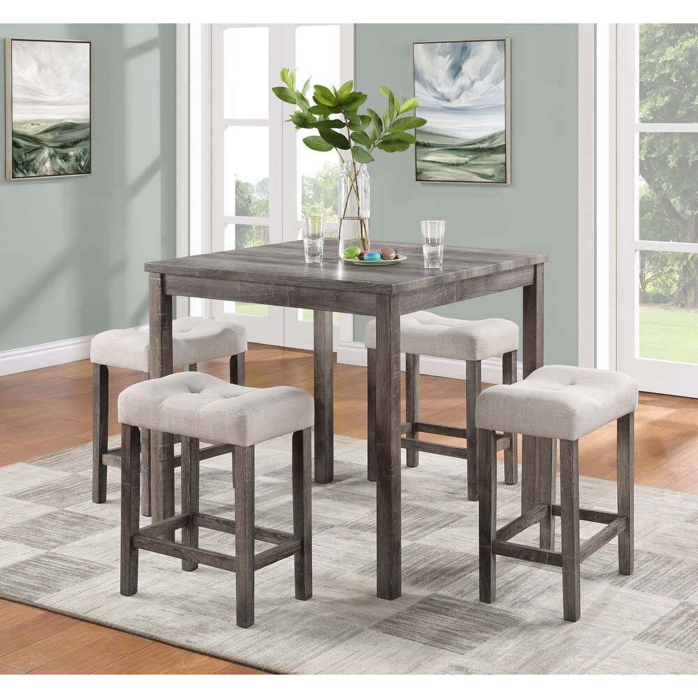 5 Piece Counter Height Table Set