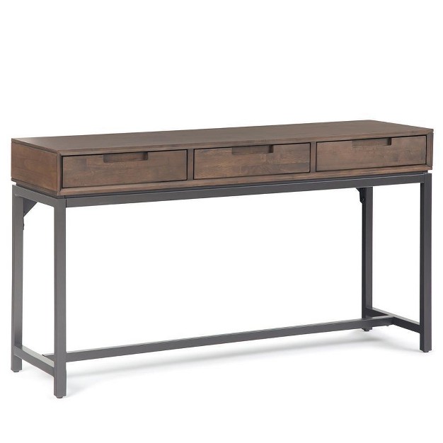 Simplihome Console Table Banting Walnut Brown