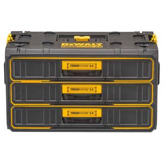 DW Toughsystem 2.0 12.3 in. W Tool Box 3-Drawer DWST08330