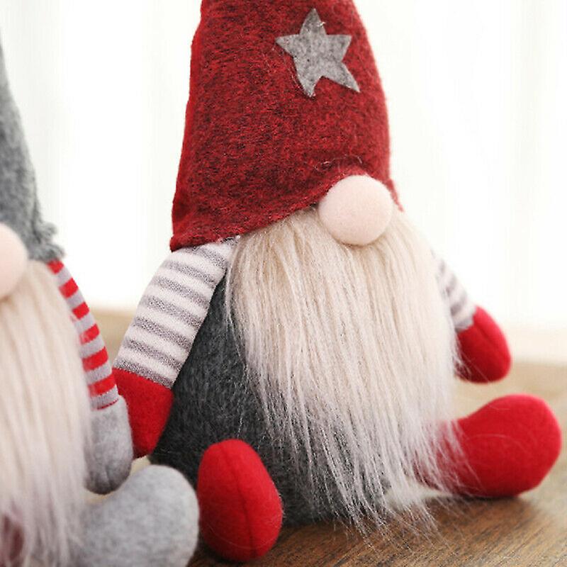 Christmas Gnomes Plush Santa Doll Gonk Dwarf Elf Xmas Decoration Ornaments Gift W12706770