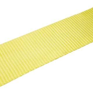 SmartStraps 30 ft. 10000 lb. Working Load Limit Yellow Recovery Tow Rope Strap with Loop Ends 833