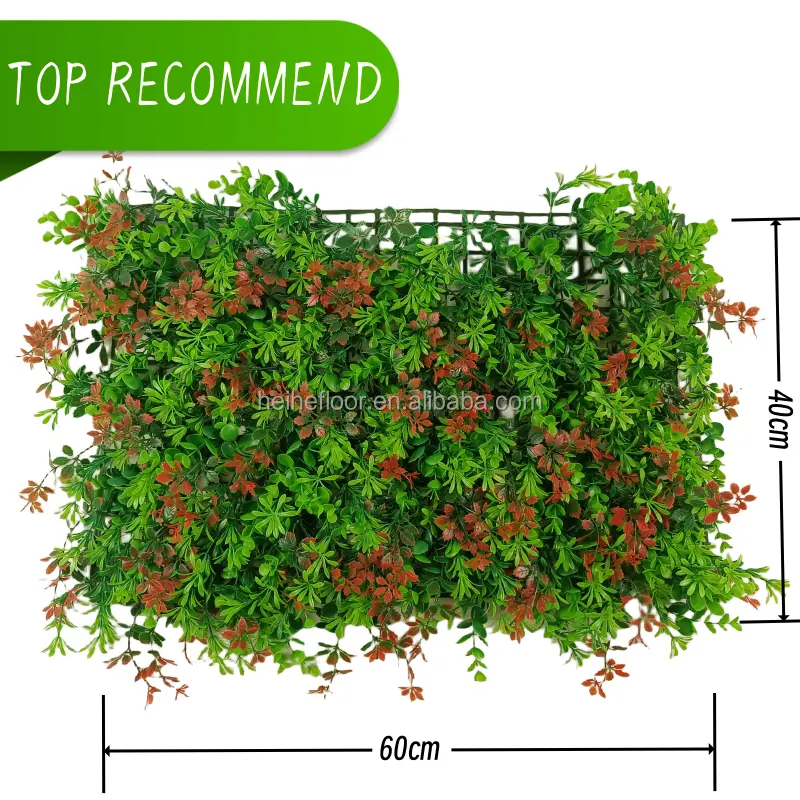 Factory Directly Supply Plant Outdoor Fence Panel Artificial Grass Wall Decor