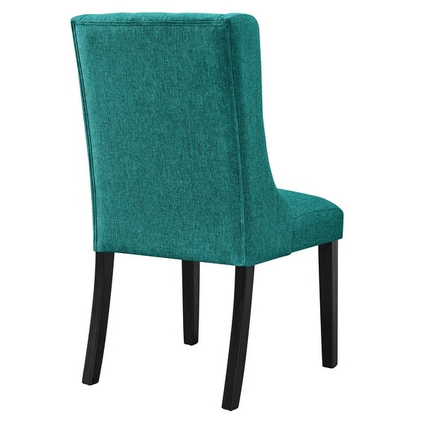 Baronet Button Tufted Fabric Dining Chair