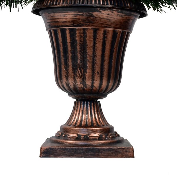 Astella 3.5foot PreLit Christmas Tree，Urn，and Ornaments