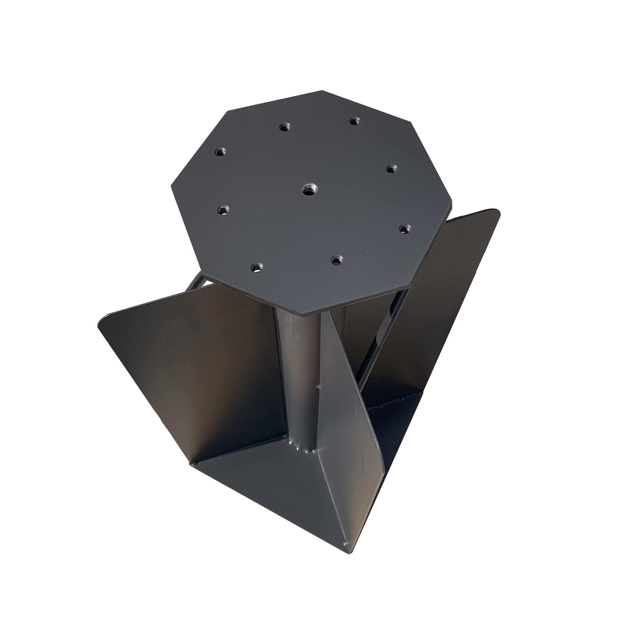 OPEN BOX PURPLE LEAF Patio Umbrella Stand Outdoor Umbrella Base in Ground, ZYBASE-7