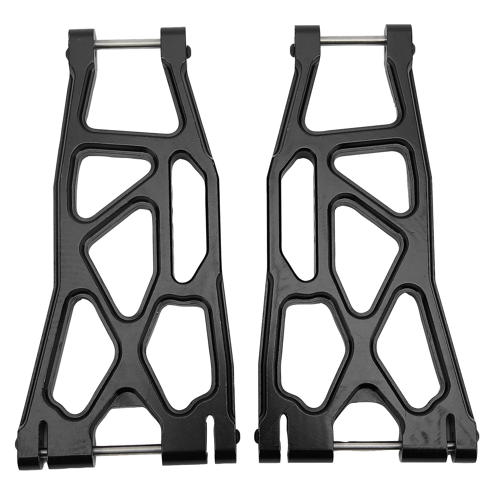 2pcs Rc Metal Front Rear Lower Suspension Arms For Traxxas 1/5 Rc Car Upgrade Partsblack