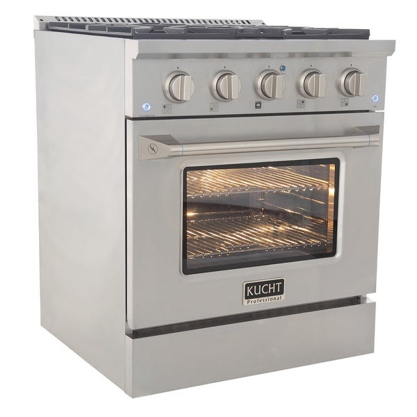 30 in. 4.2 cu. ft. Dual Fuel Range for Natural Gas with Sealed Burners and Convection Oven with Optional Color Door