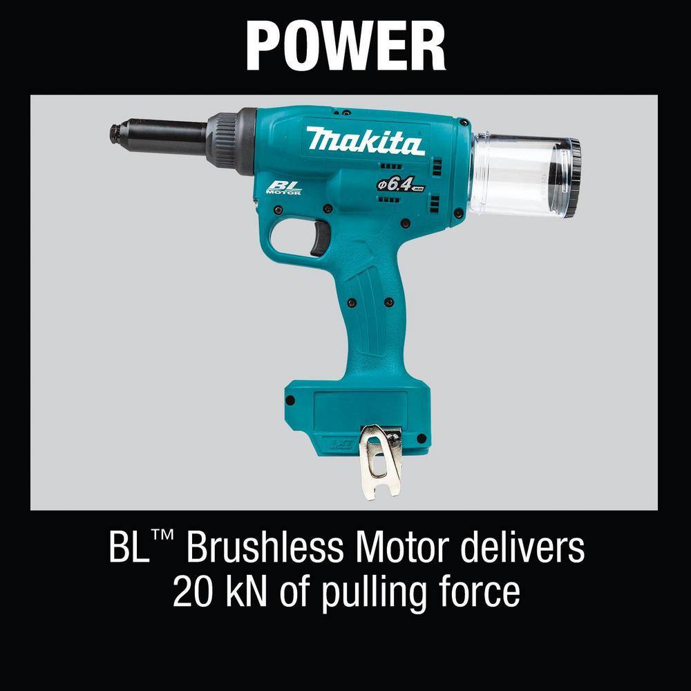 Makita 18V LXT Lithium-Ion Brushless Cordless Rivet Tool (Tool Only) XVR02Z