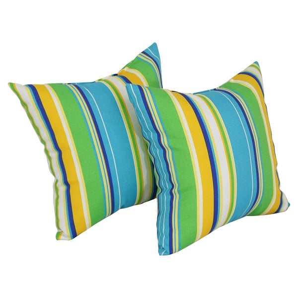 17-inch Outdoor Throw Pillows (Set of 2， Multiple Patterns)