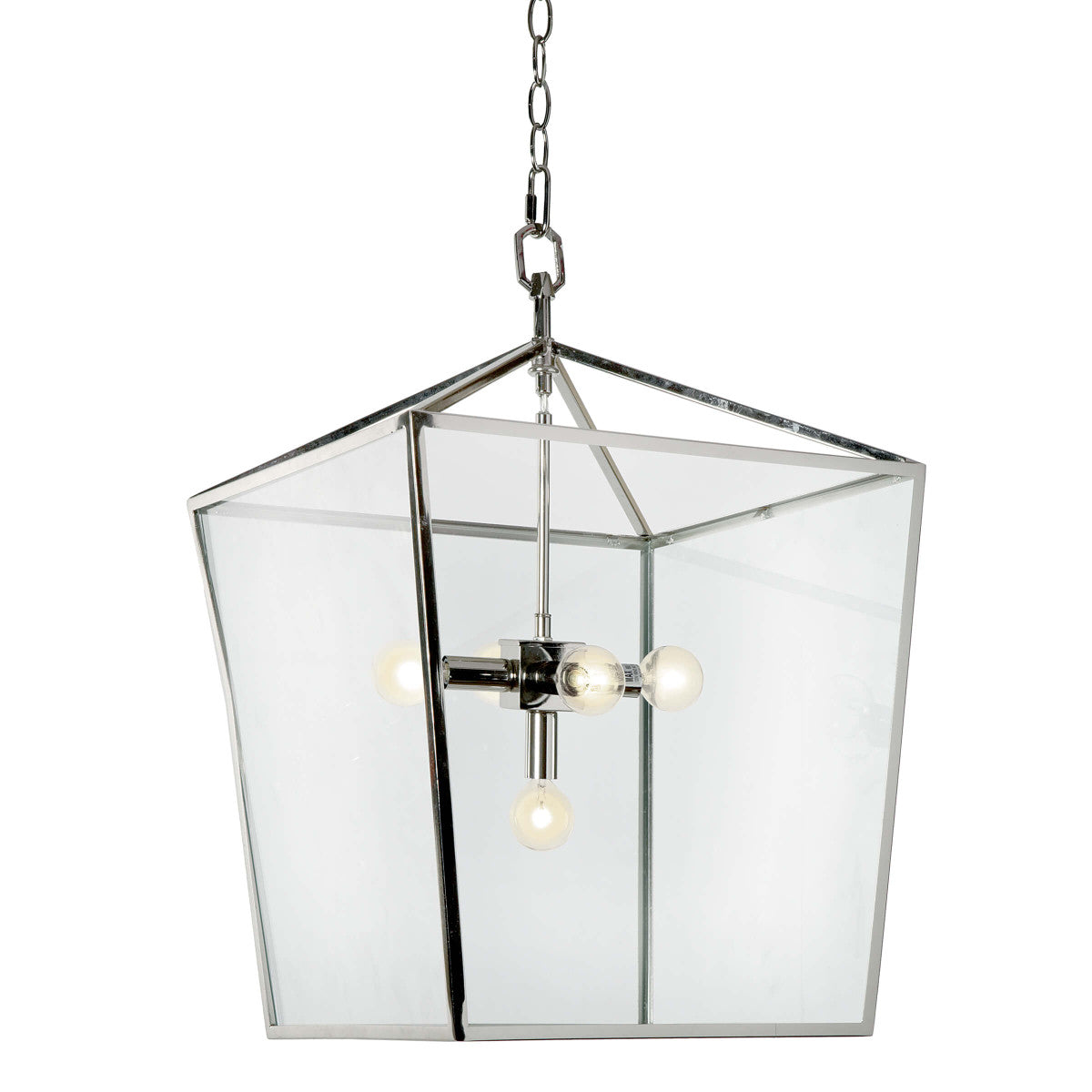 Camden Lantern in Polished Nickel