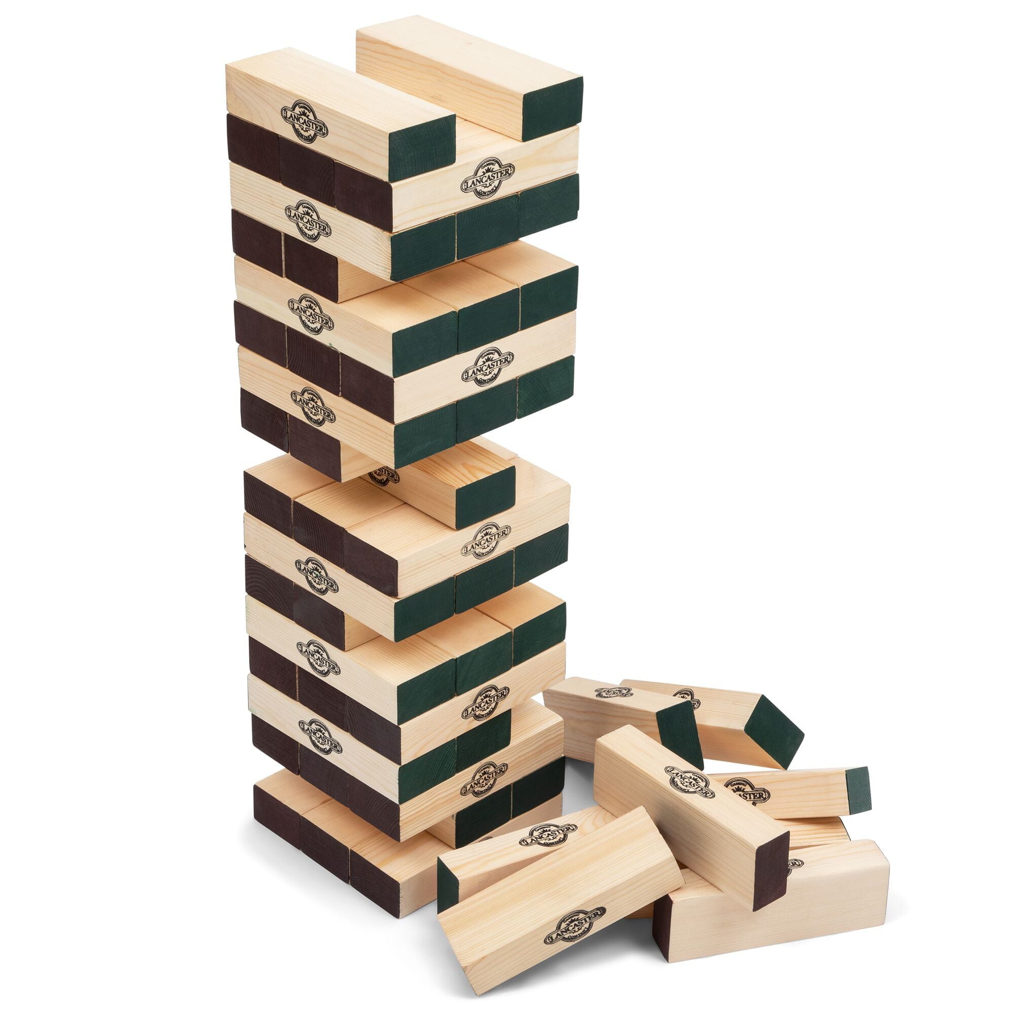 Lancaster Gaming Giant Wooden 54-Piece Tumbling Tower Outdoor Game