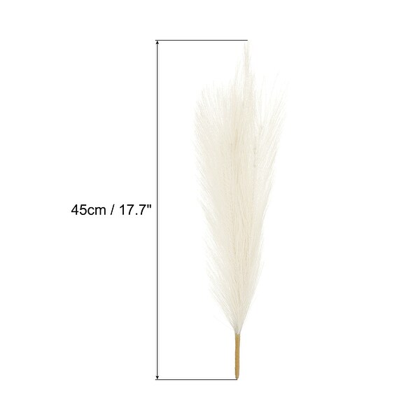 6Pcs Pampas Grass，17.7 Fake Pampas Grass for Wedding Decoration