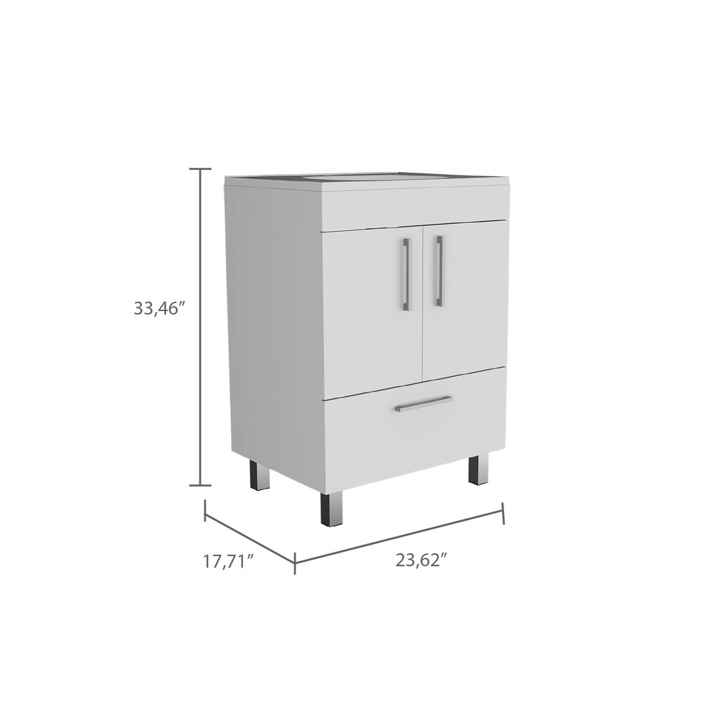 2 Door Rectangle Single Bathroom Vanity