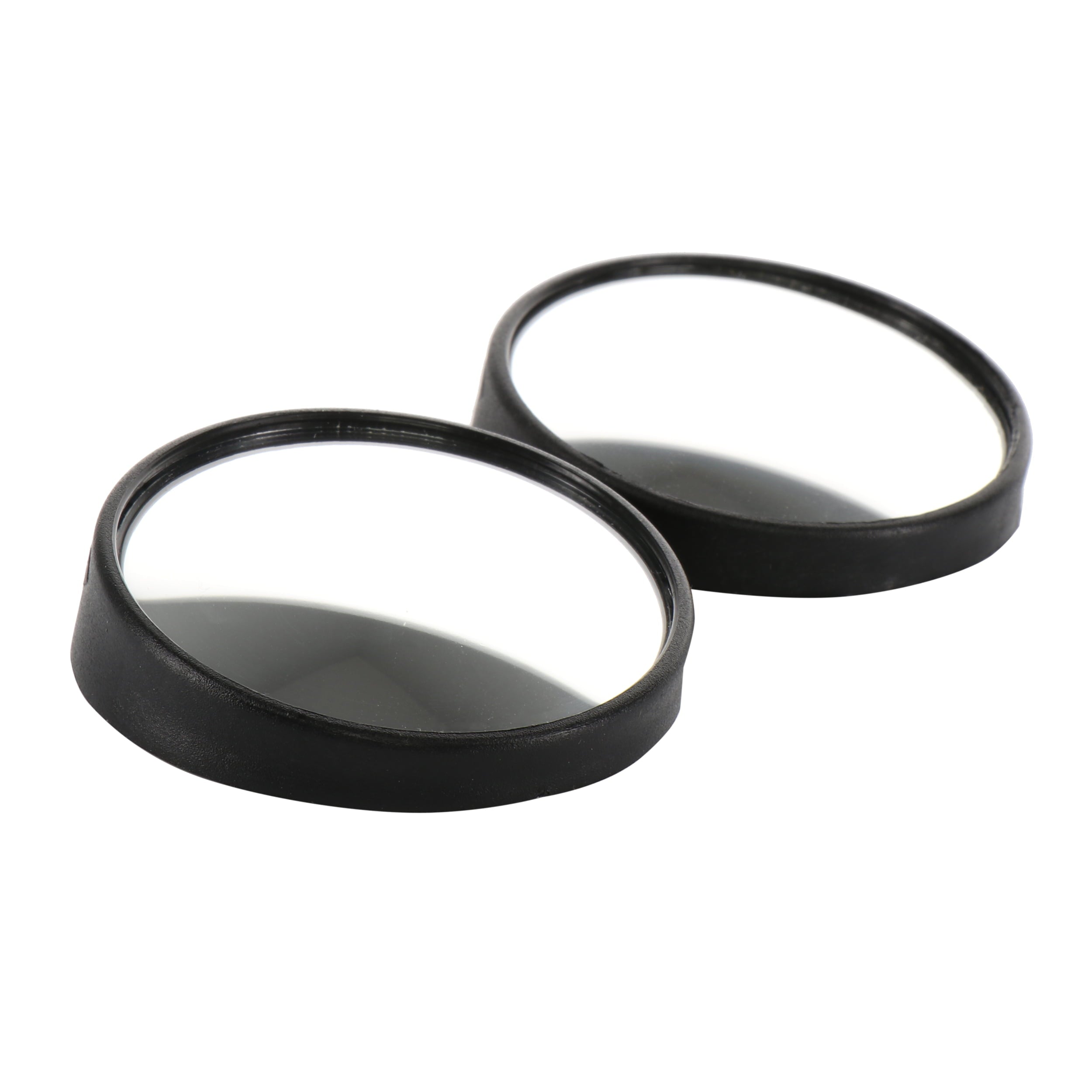 Auto Drive Small Blind Spot Mirrors Pack of 2， Universal Fit Black， 71130WDI