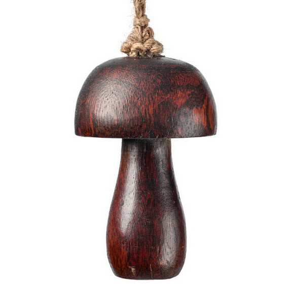 Vickerman 2/3/4.5 Medium Wood Toadstool Orn Set/3