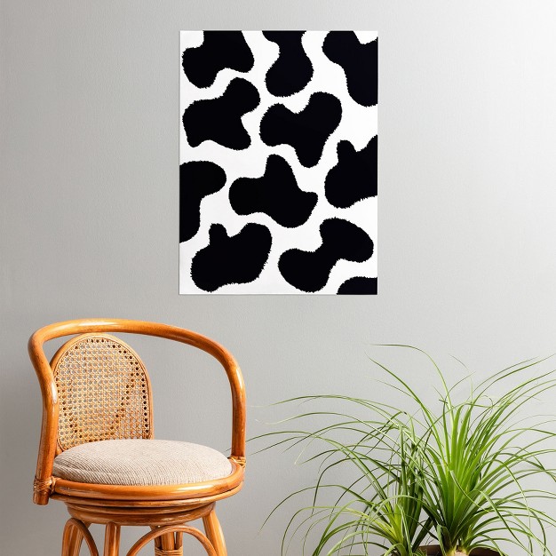 Mariamariacreative Mooooo Black And White Poster Society6