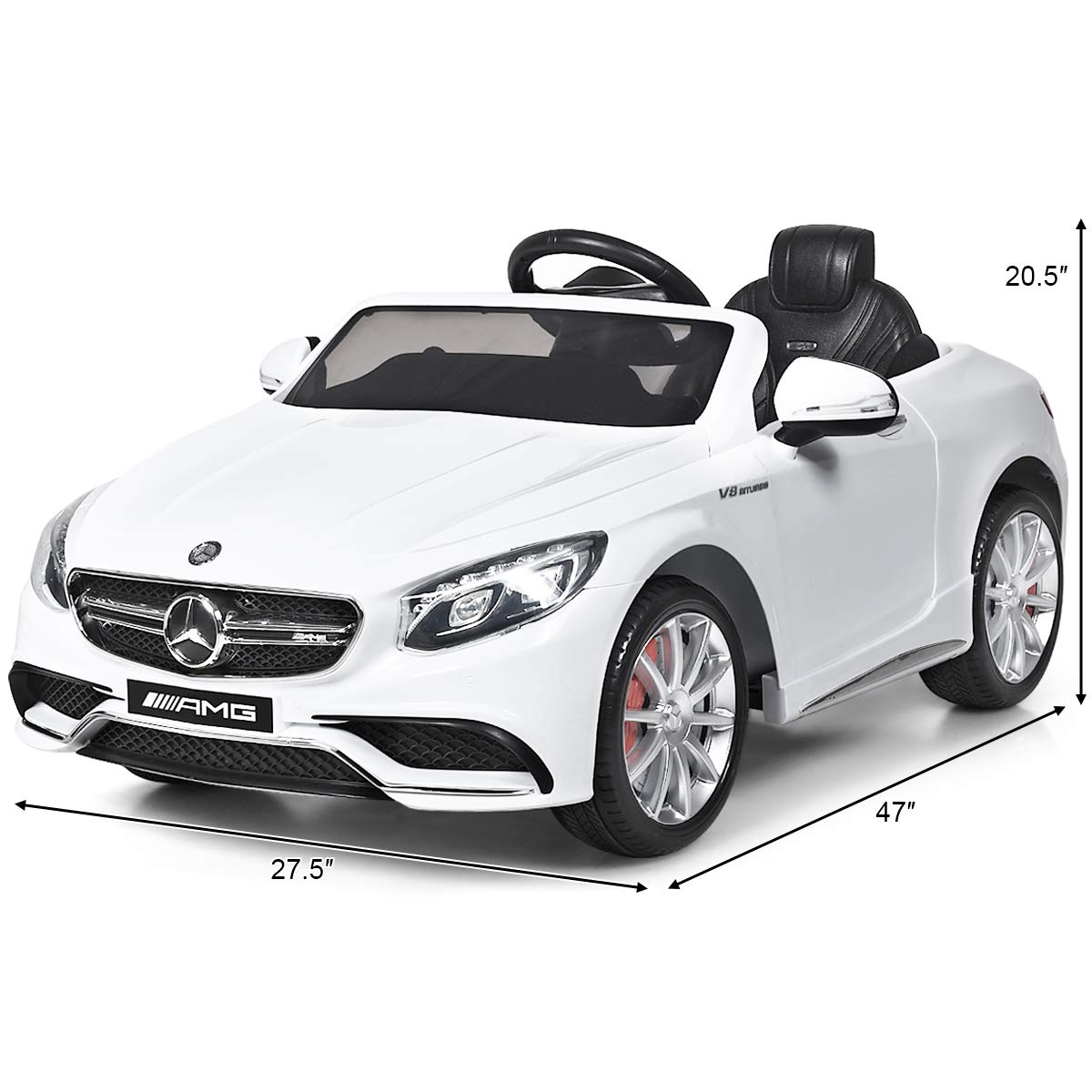 Ride On Car, 12V Licensed Mercedes Benz Battery Powered Electric Vehicle