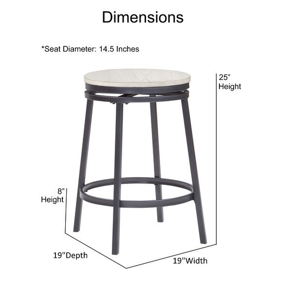 Jupiter Backless Swivel Counter Stool by Greyson Living