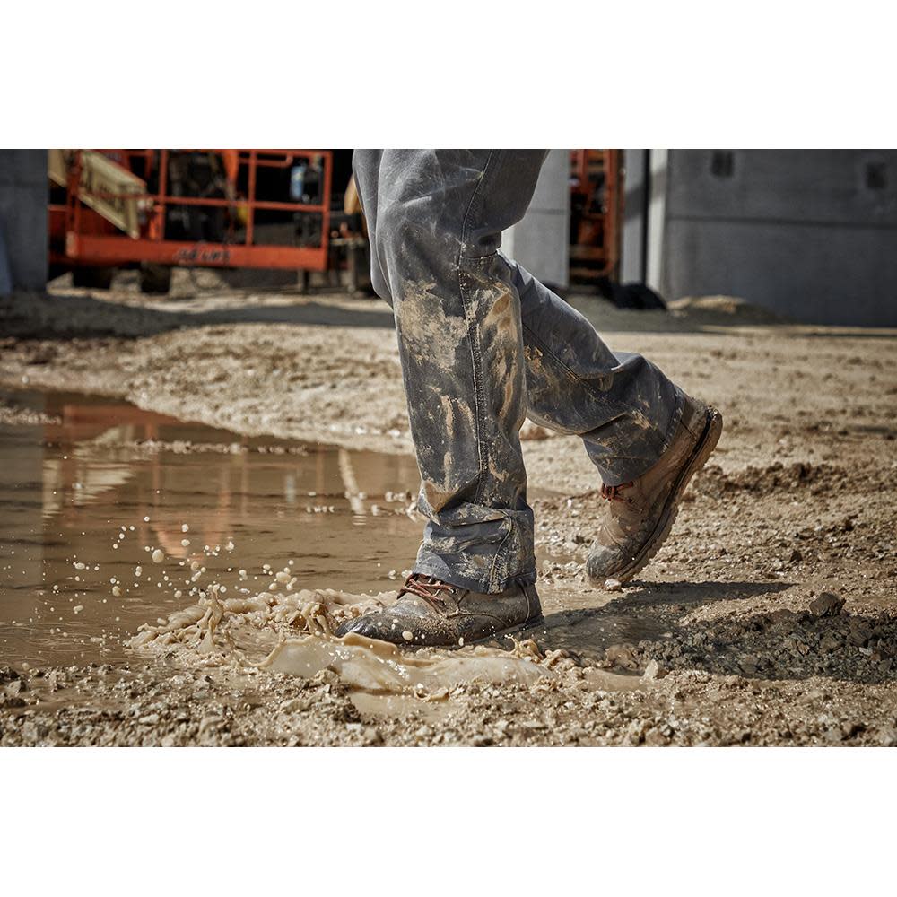 Milwaukee Work Pants Flex Heavy Duty Gray 32x 34 ;