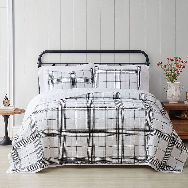 Cottage Classics Plaid Quilt Set