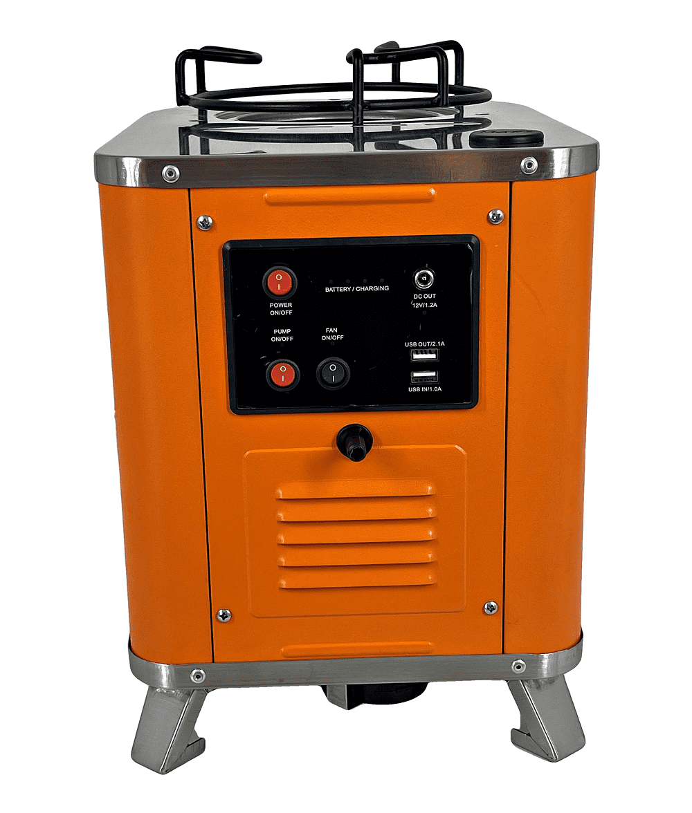 Drifters Camp Stove Wood / Pellet Burning Electricity Generating & USB Charging Camp Stove