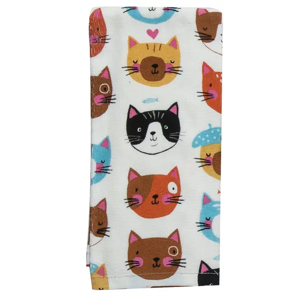 Kay Dee Designs Crazy Cat Terry Towel