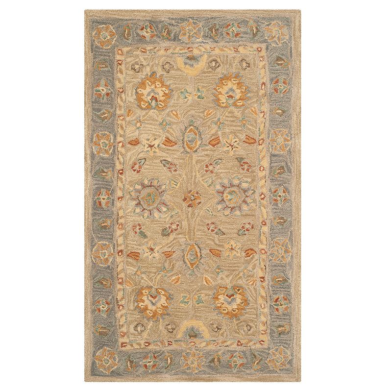 Safavieh Anatolia Melissa Framed Floral Wool Rug