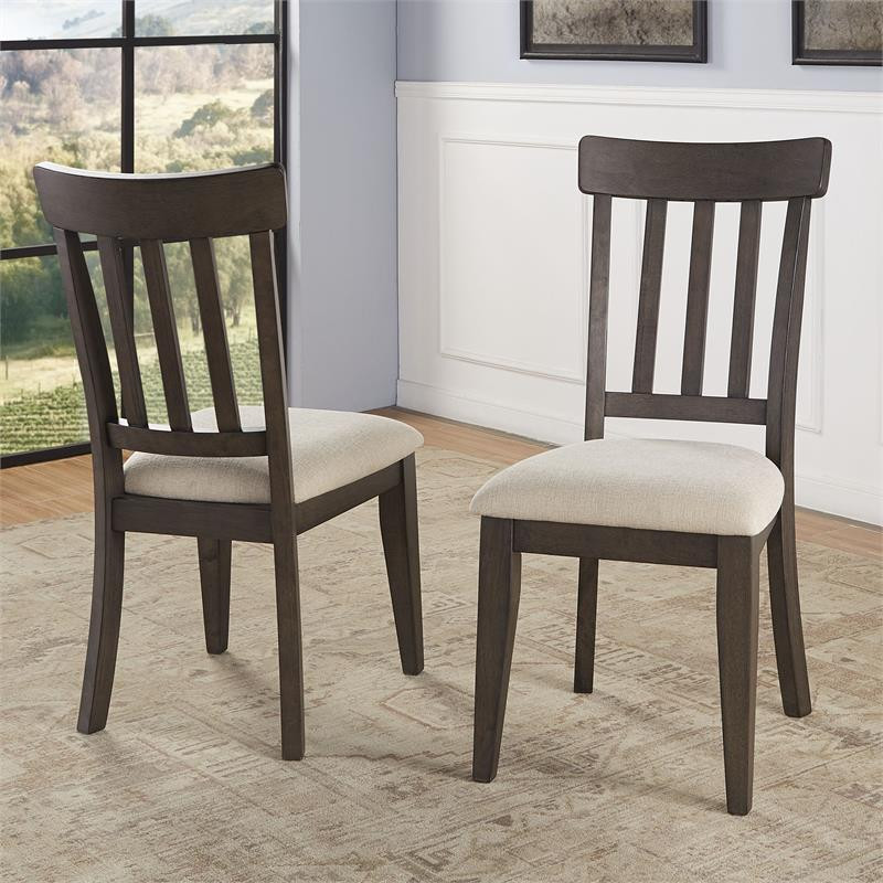 Steve Silver Napa Dusky Cedar Brown Wood Side Chair   Transitional   Dining Chairs   by Homesquare  Houzz