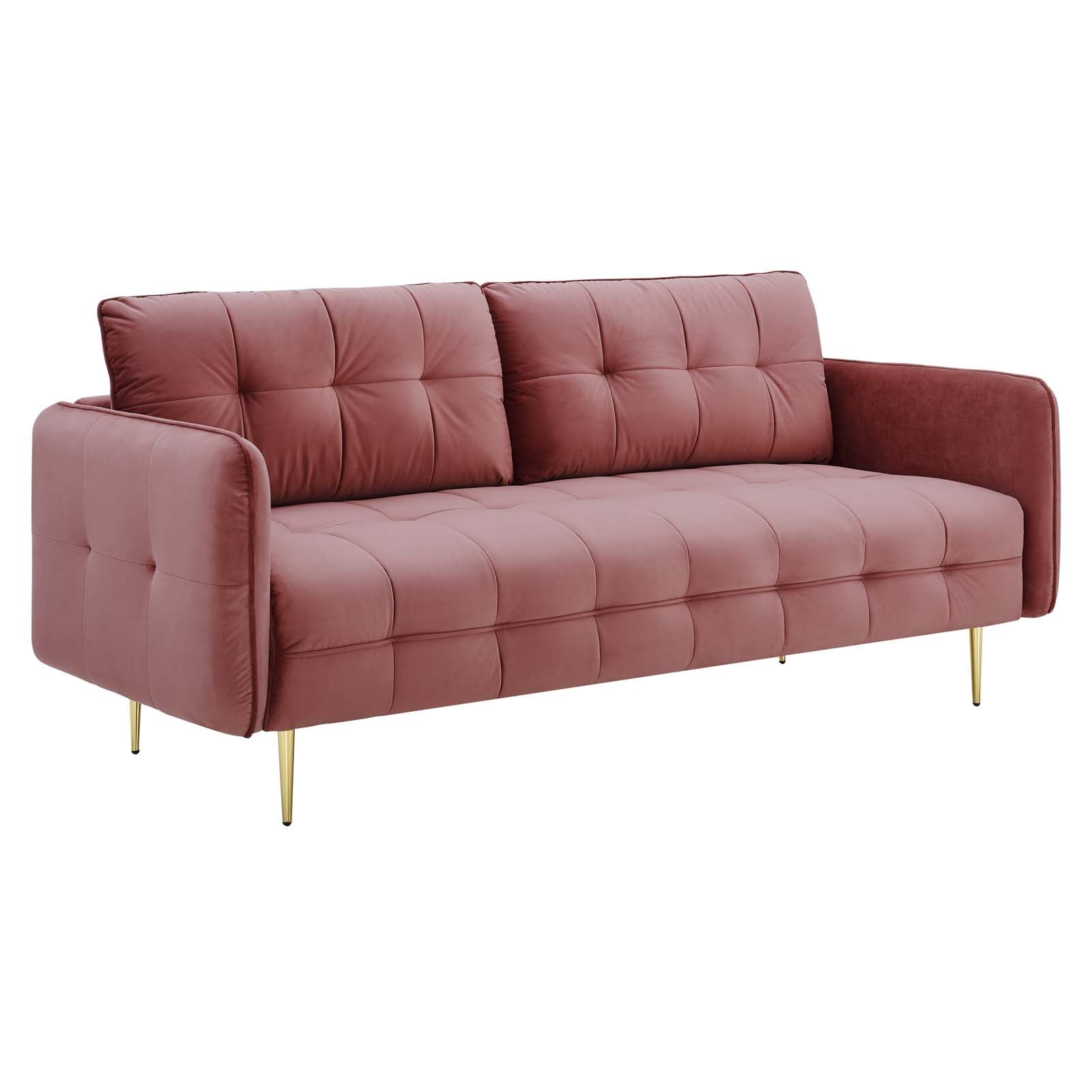 Cameron Tufted Performance Velvet Sofa-EEI-4450