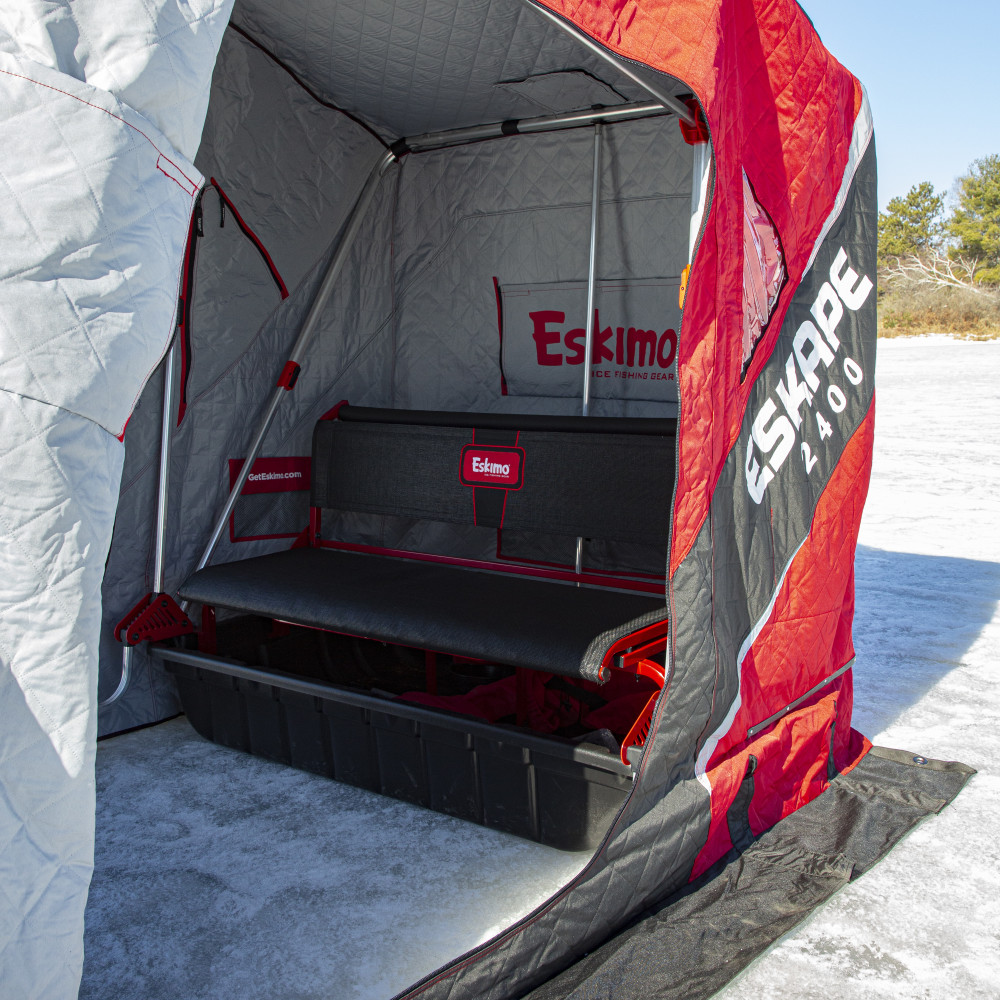 Eskimo Eskape 2400 Ice Fishing House Portable Pop Up ;