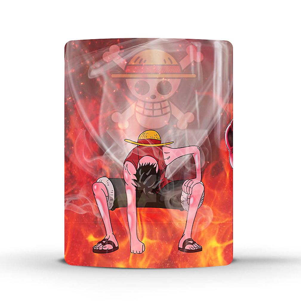 Luffy Color Changing Mug Ceramic Coffee Mug Thermal Tea Cup Novelty Gift