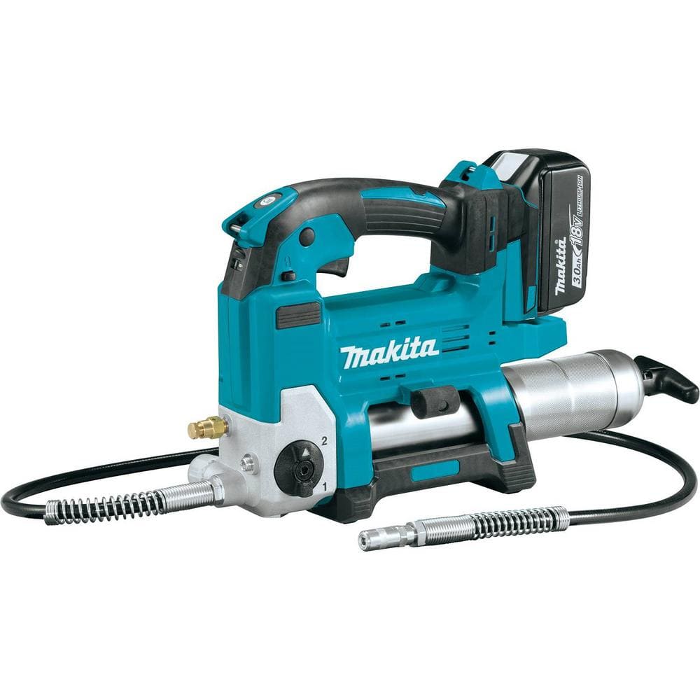 Makita 18V LXT Lithium-Ion Cordless Grease Gun Kit, 3.0Ah XPG01S1