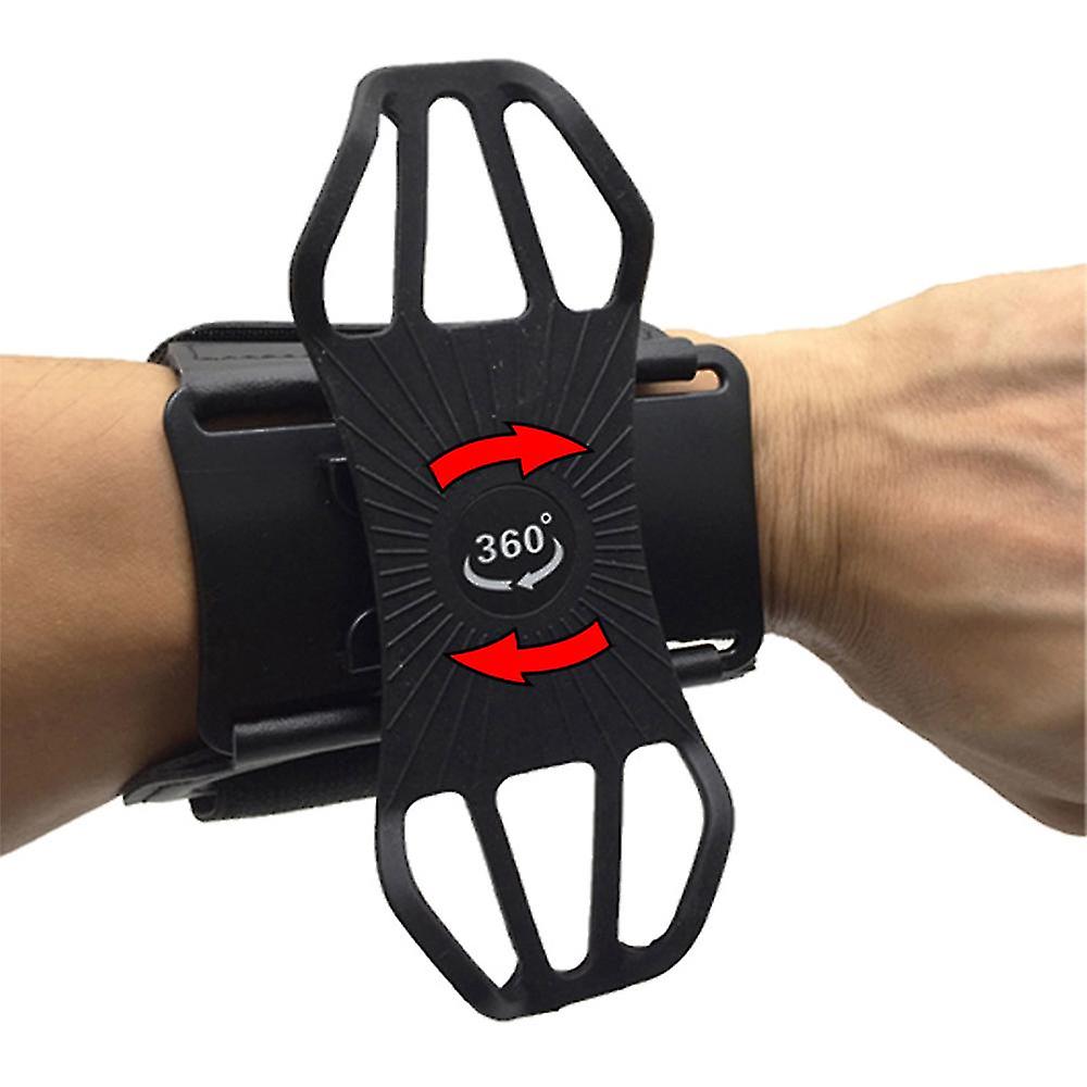 Wristband Phone Holder， 360 Rotating Detachable Sports Mobile Phone Armband-suitable For Most Mobile Phones In The Market