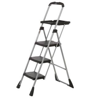 Cosco 4 ft. Steel Max Work Platform Ladder with 225 lbs. Load Capacity 11880PBL1E