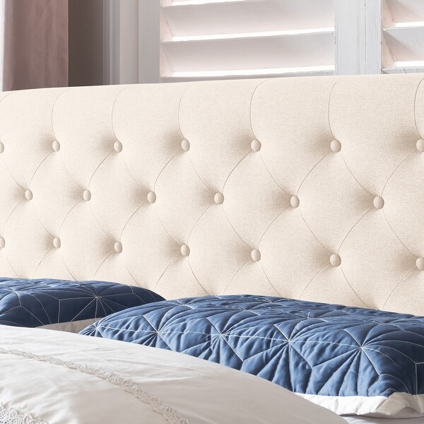 Atterbury Contemporary Upholstered King/Cal King Headboard by Christopher Knight Home - - 30355198