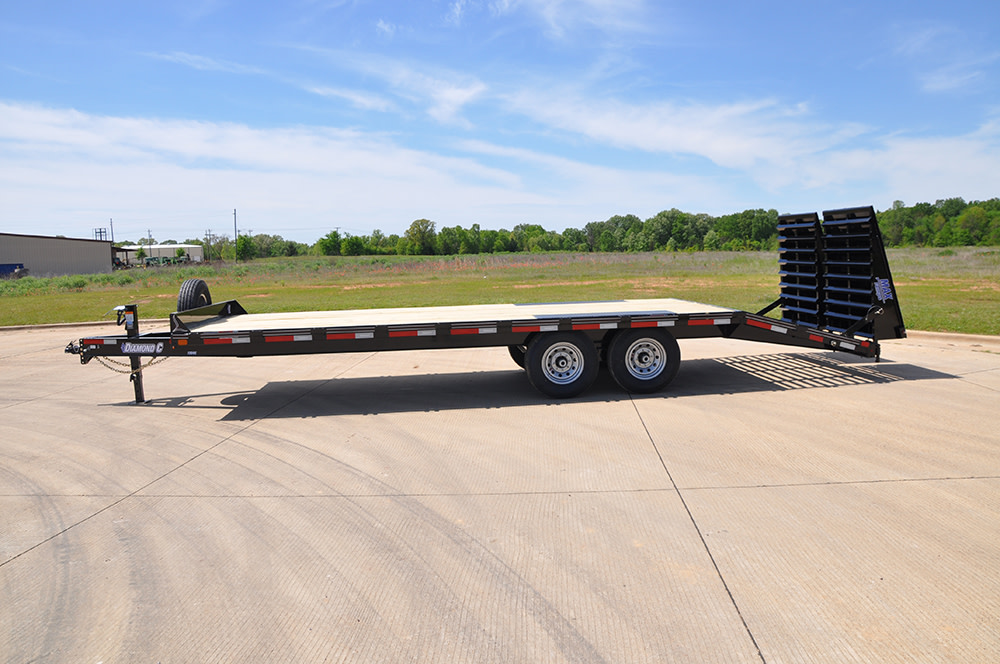 22 Ft. x 102 In. Heavy Duty Deck Over Equipment Trailer with Max Ramps