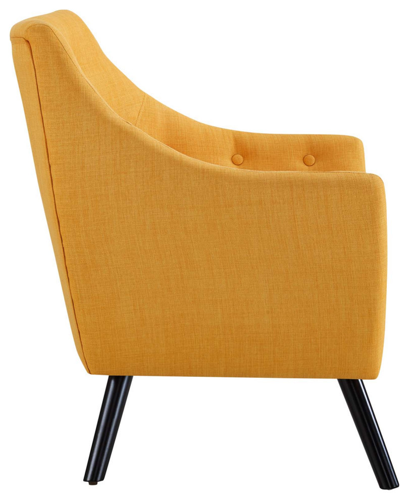 Xavier Mustard Armchair   Modern   Armchairs And Accent Chairs   by Rustic Home Furniture Deco  Houzz