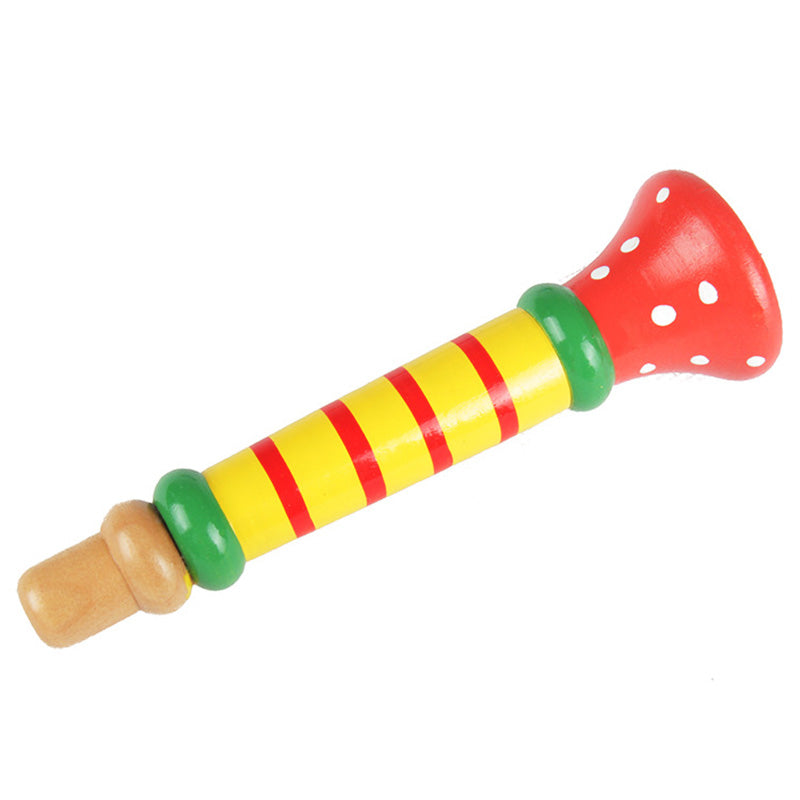 Baby Wooden Small Horn Whistle Musical Toys Gift Colorful Developmental Toy For kids and children music instrumental toys