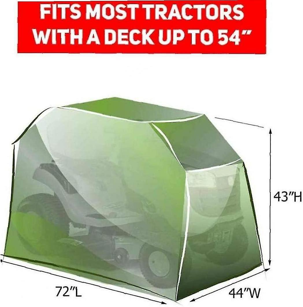 Riding Lawn Mower Cover， Heavy Duty Waterproof Uv Protection Tractor Covers， Water Resistant Cover For Ride-on Garden Tractor1pcs)